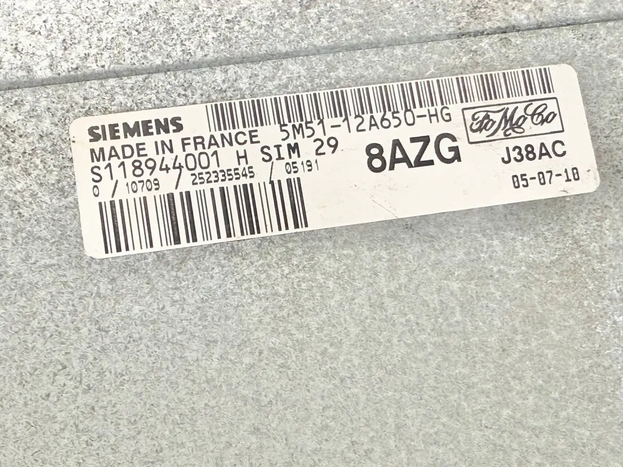 Motorsteuergerät ECU Focus MK2 FORD Focus MK2 DA3 2005 1.6 Kombi 5M5112A650HG
