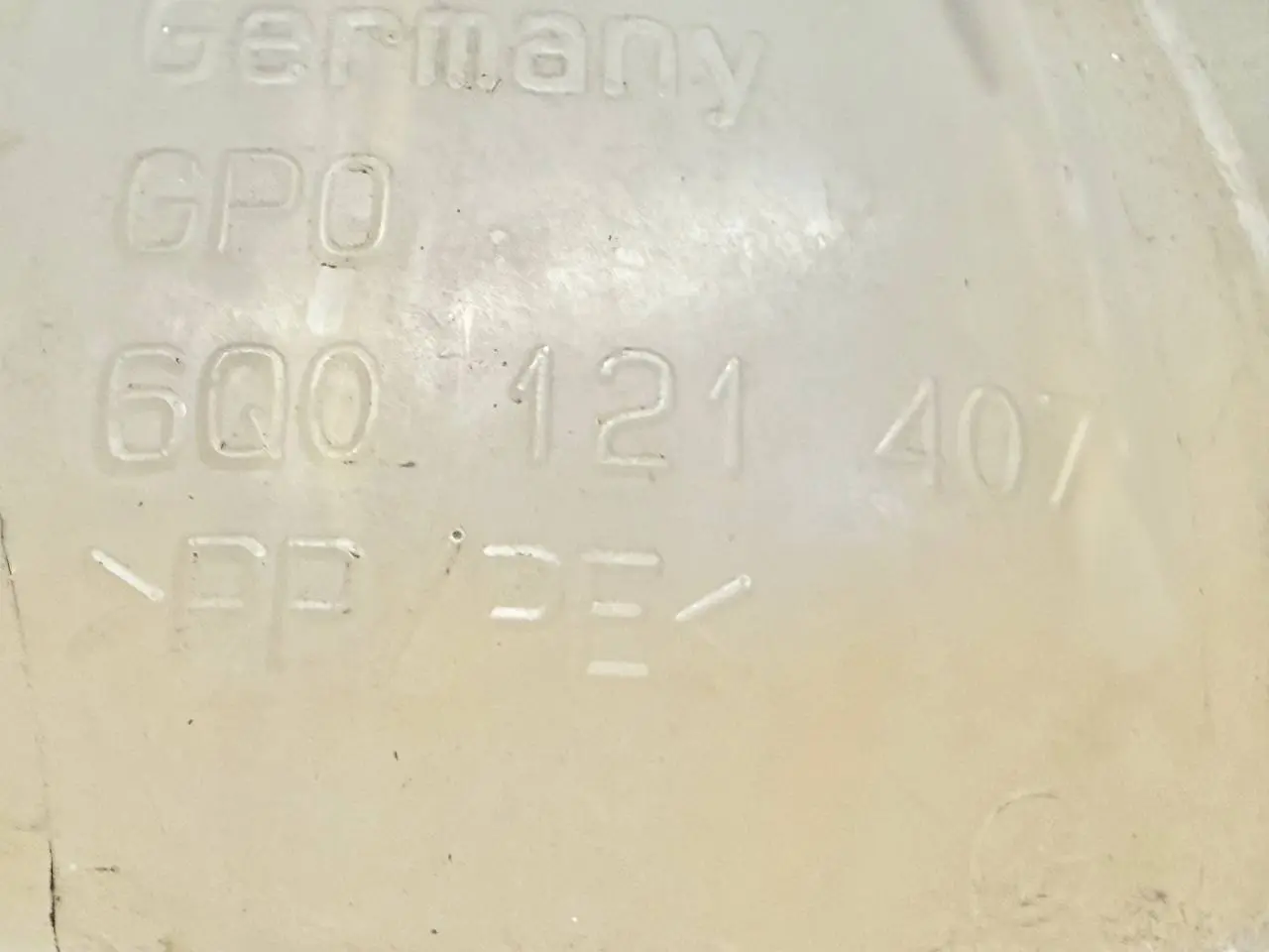 Ausgleichsbehälter Kühlmittelbehälter SKODA Fabia 6Y5 1.4 2001 Kombi 6Q0121407