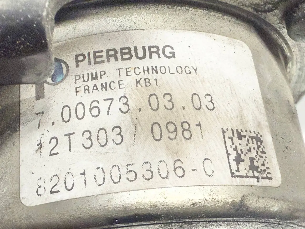 Vakuumpumpe Unterdruckpumpe 8201005306-C Renault Modus 1,5 dCi 2012 82C1005306