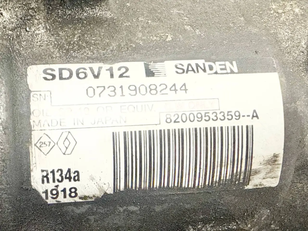 Klimakompressor Kompressor Klimaanlage Renault Modus 1,5 dCi 2012 8200953359A