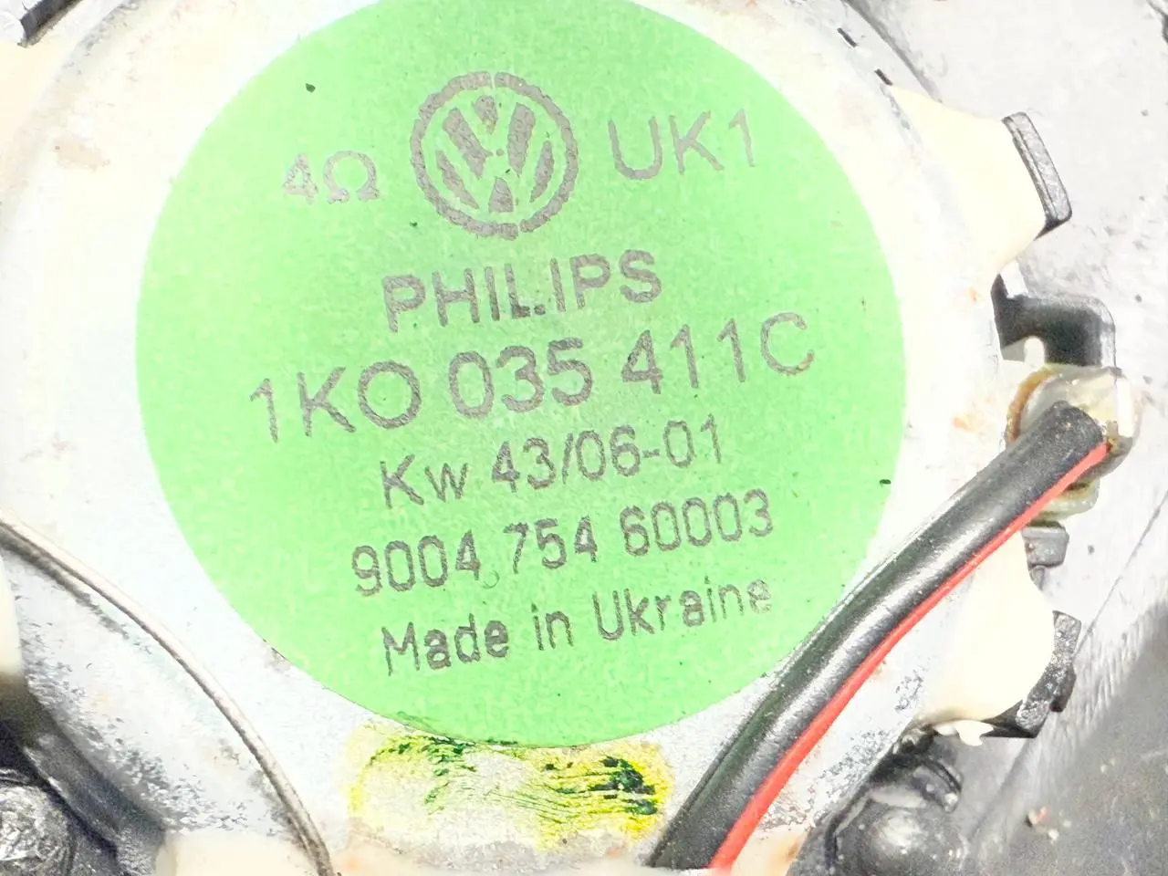 Lautsprecher Hochtöner Spiegeldreieck VW Golf V 5 2007 1K1 1.4L TSI 1K0035411C