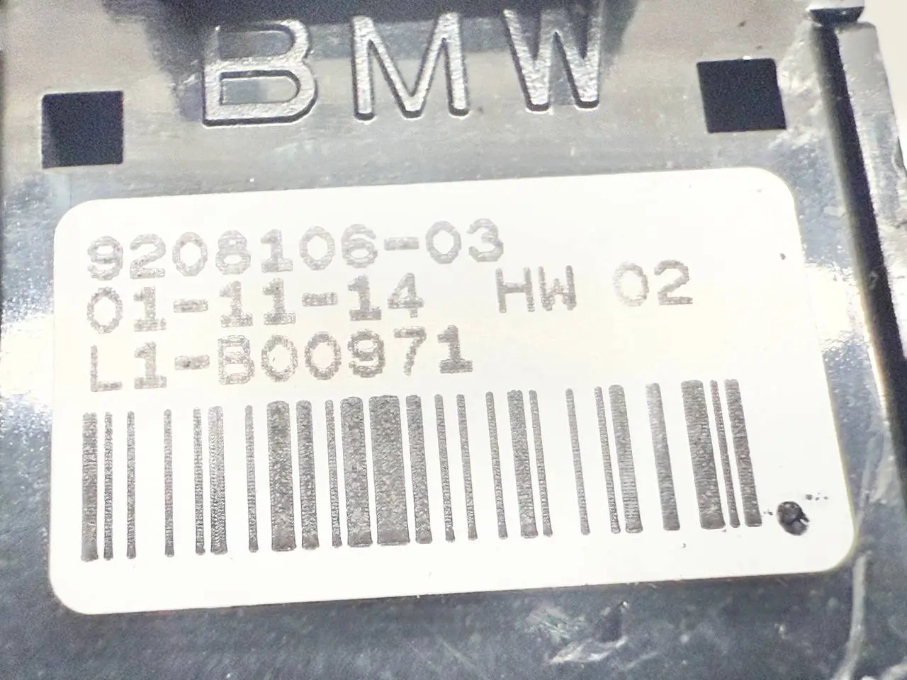 Fensterheberschalter Fensterheberbedienung 116i BMW 116i E81 E87 2009 920810603