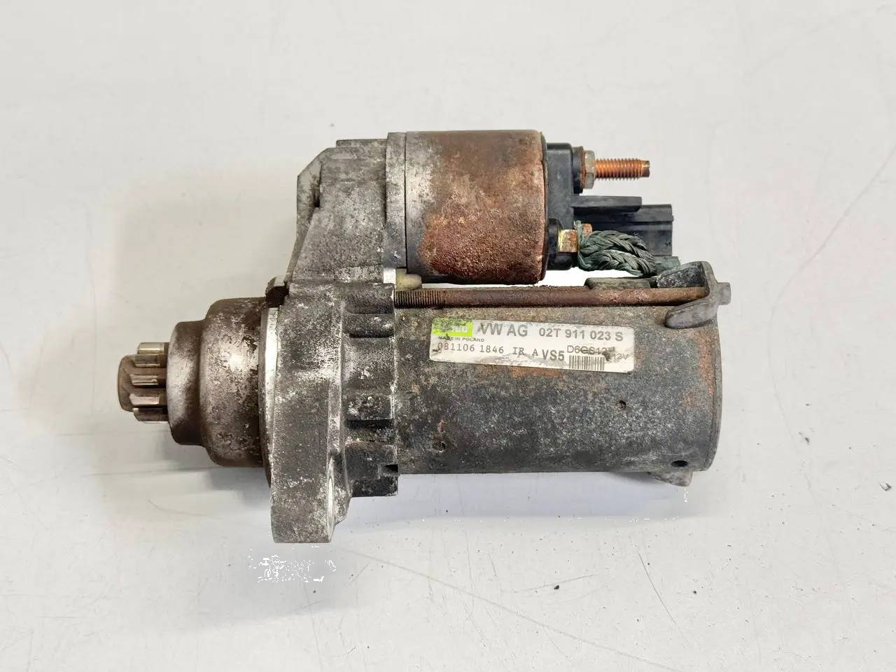 Anlasser Startermotor für 1.6 Golf VW Golf Plus 2006 5M1 1,6 FSI 02T911023S