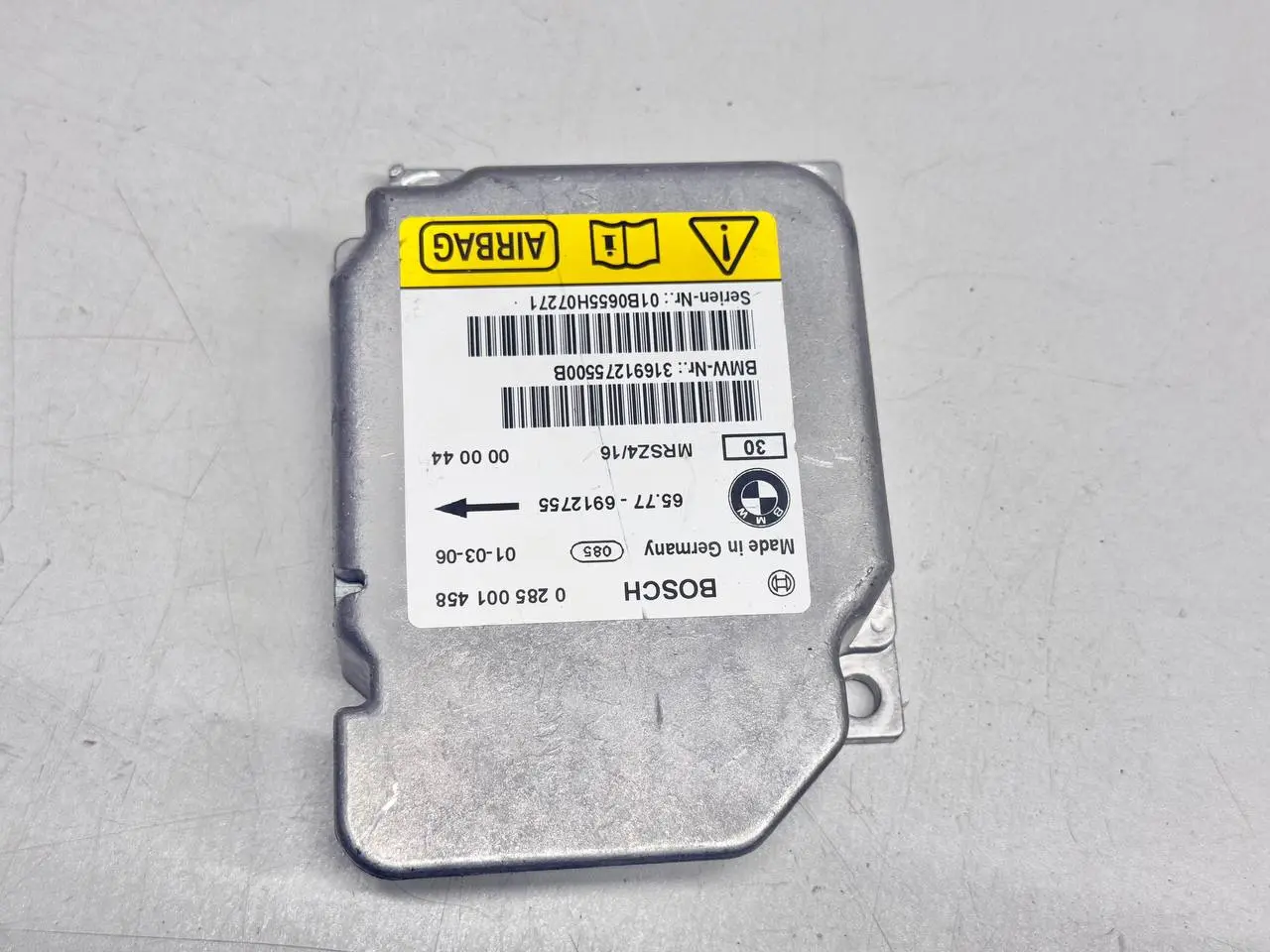 Airbag Steuergerät 320I AV11 Limo 2004 BMW 320I E46 AV11 Limo 2004 6912755